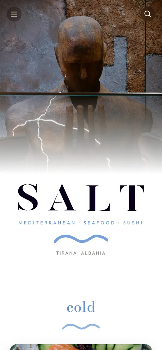 Salt digital menu by DotMenu
